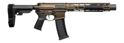CMMG Banshee Mk4 Zeroed 9mm, 6.5" Barrel, 33+1, Bronze