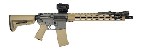 Shark Coast Tactical Tumbleweed AR-15 5.56 NATO, 16" Barrel, Gray / Tan