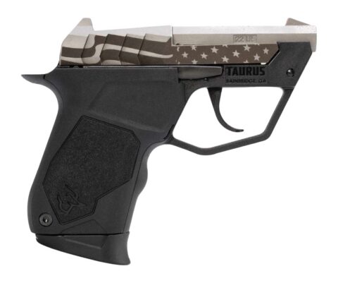 Taurus 22TUC .22 LR, 2.5" Barrel, 9+1, US Flag Engraved Slide