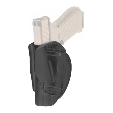 1791 Gunleather 3-Way Holster, Ambidextrous, Stealth Black, Size 5