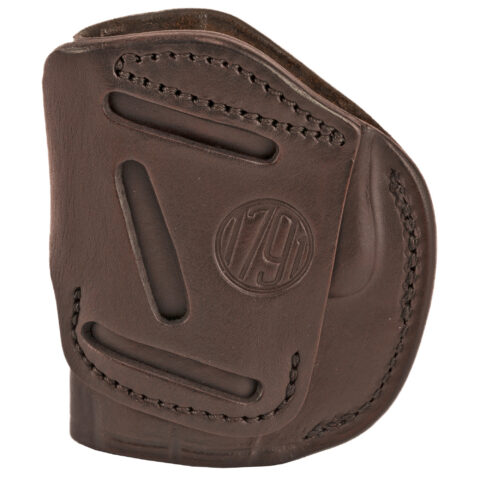 1791 Gunleather 4-Way IWB/OWB Holster, Right Hand, Signature Brown, Size 2