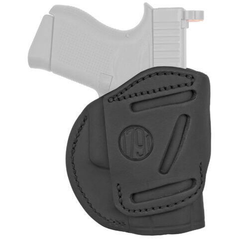 1791 Gunleather 4 Way IWB/OWB Holster, Left Hand, Stealth Black, Size 3