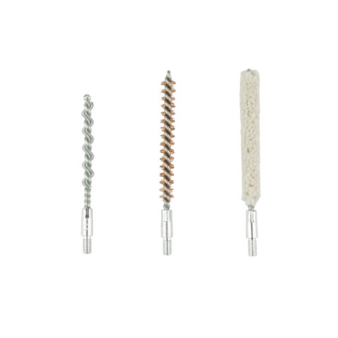 Birchwood Casey .22 Caliber Brush and Swab 3-Pack, Cleaning Kit