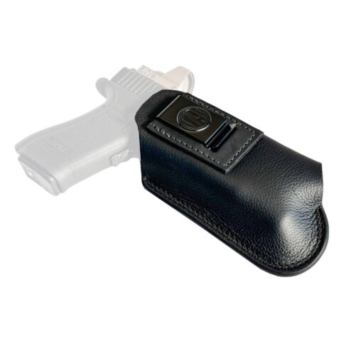 1791 Gunleather Smooth Concealment OR Light Bearing IWB, RH, Black, Size 4L