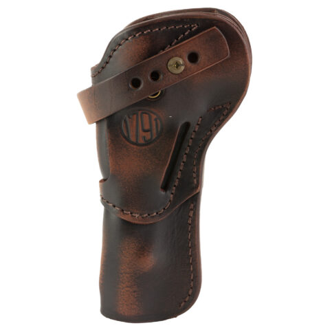 1791 Gunleather Single Action Holster, Vintage Brown, Ambidextrous, Fits 5.5" Barrel Revolvers