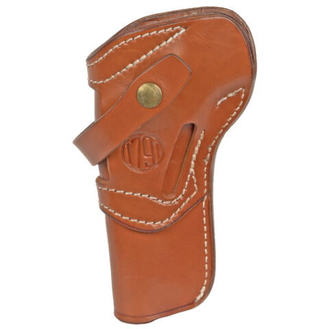 1791 Gunleather SA Revolver Holster, Ambidextrous, Classic Brown, Size 6.5