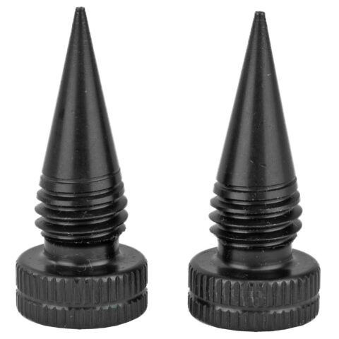 Accu-Tac LR-10 G2 Bipod Spike Set, Black Finish