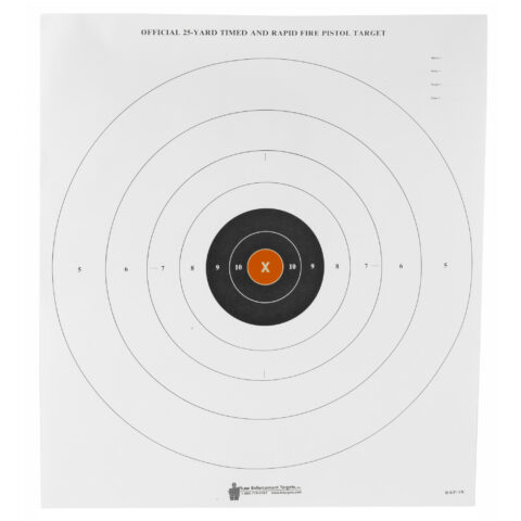 Action Target B-8 25-Yard Timed and Rapid Fire Target, 100 Pack