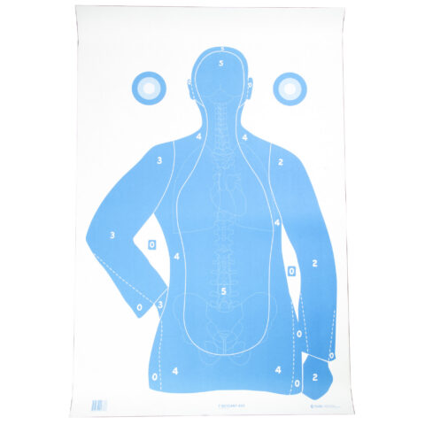 Action Target B-21E Qualification Target, 23 x 35, 100 Per Box