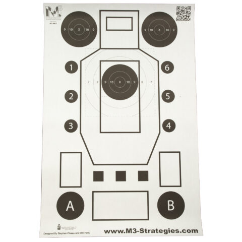Action Target M3 Multi-Purpose V3 Training Target, 23 x 35, 100 Pack