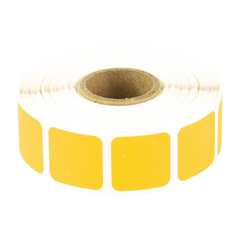 Action Target Square Target Pasters Orange 7/8" Roll of 1000