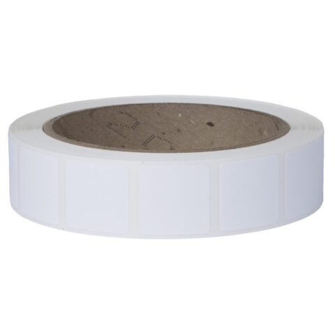 Action Target 7/8 Square Bullet Hole Target Pasters, White, 1000 Per Roll