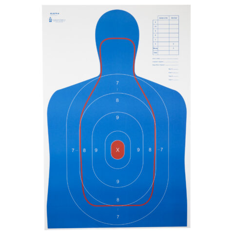 Action Target B-27E & FBI Q Combination Target, 100 Pack