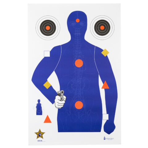 Action Target SSO-99 Silhouette Target, 23x35, 100 Pack