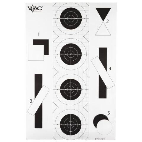 Action Target VTAC-P Double-Sided Training Target, 23x35, 100 Pack