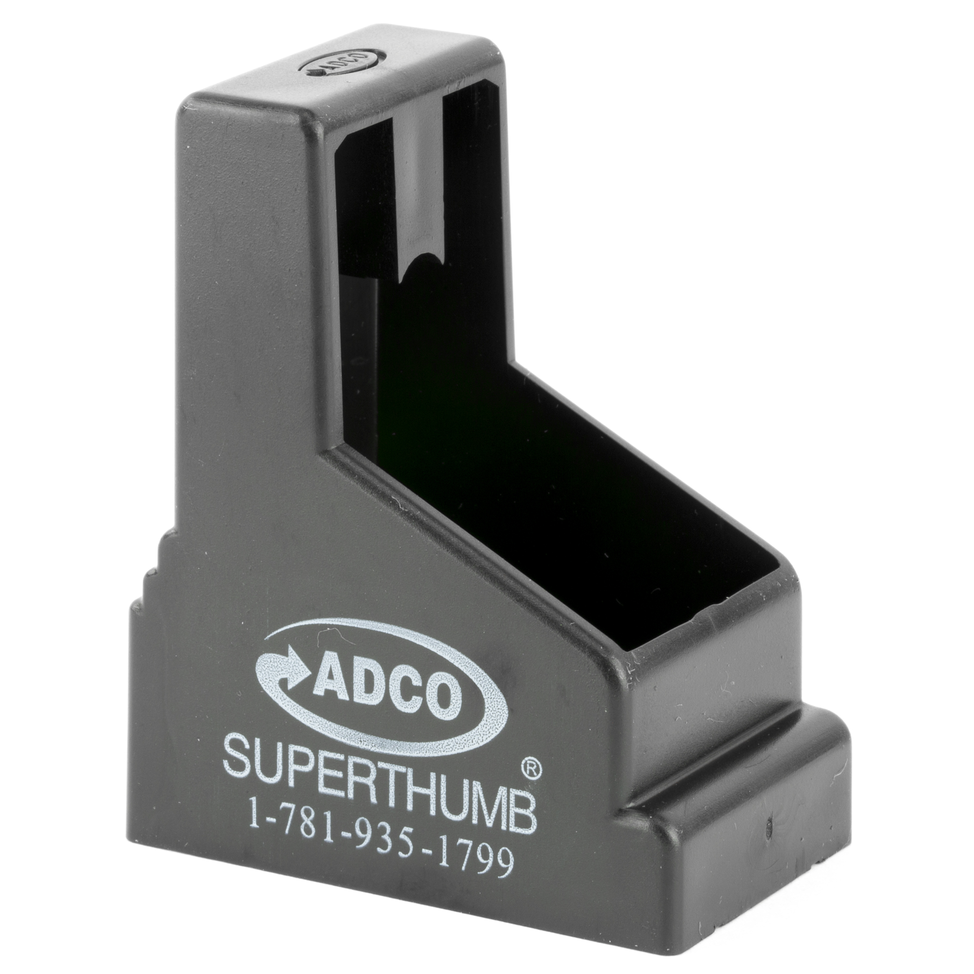 ADCO Super Thumb magazine loader with ADCO logo and phone number on side