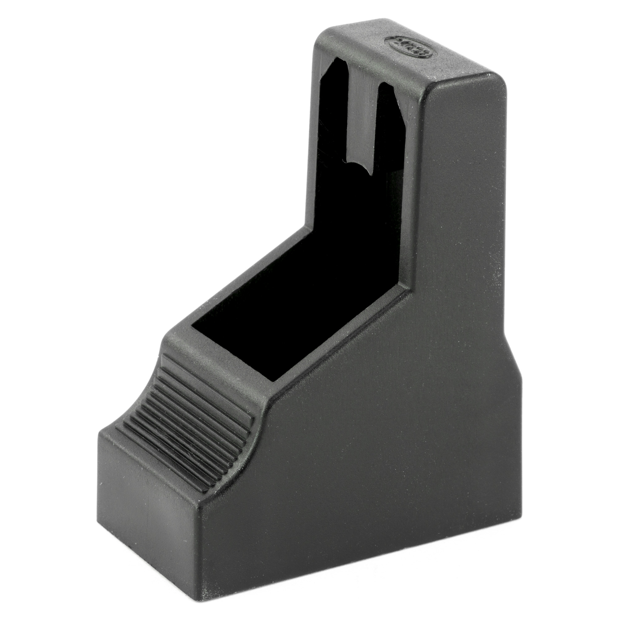 Black ADCO Super Thumb magazine loader with ribbed thumb pad