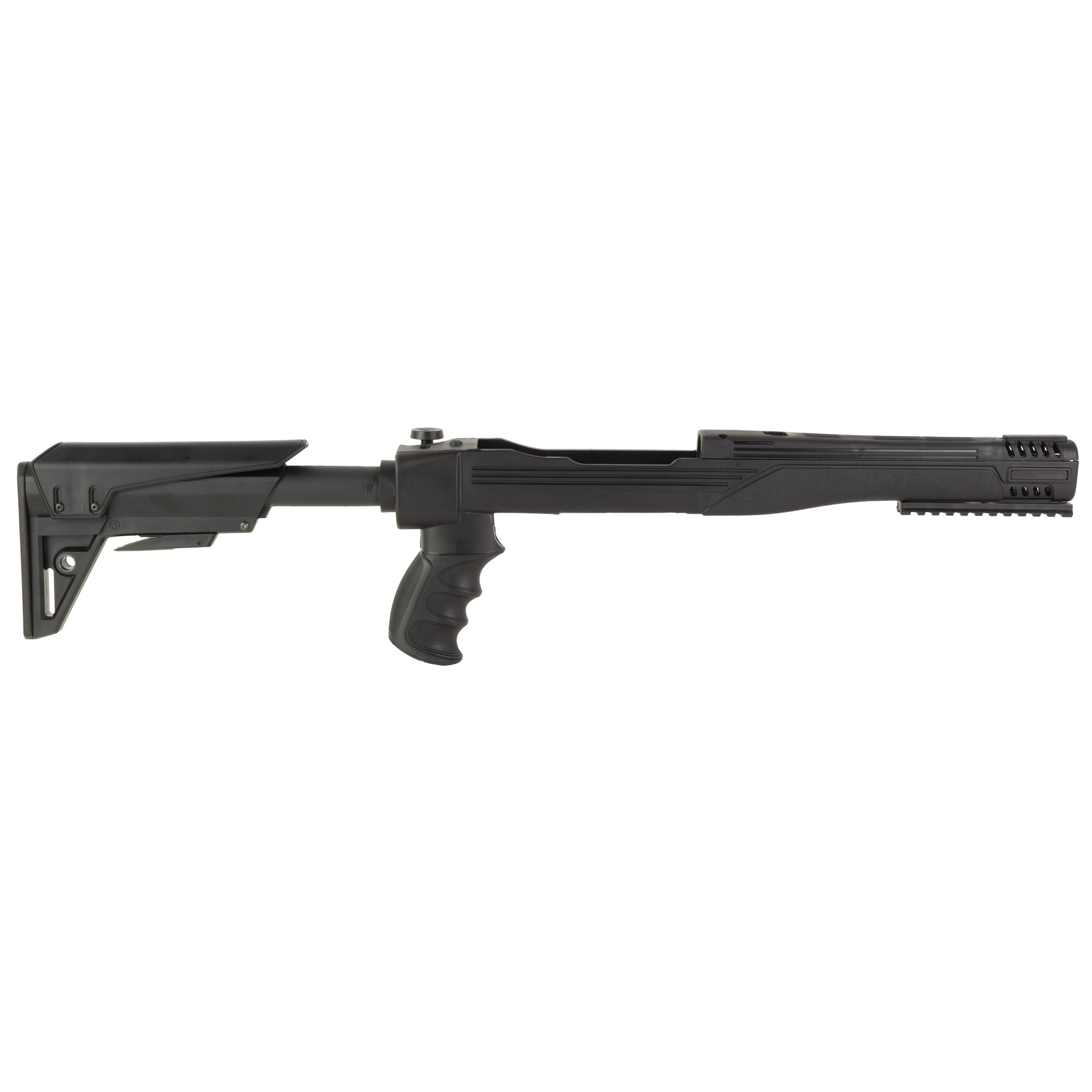 Black ATI TactLite stock for Ruger 10/22, opposite side view