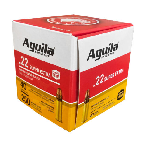 Aguila .22 LR High Velocity 40gr Solid Point, 250 Rounds