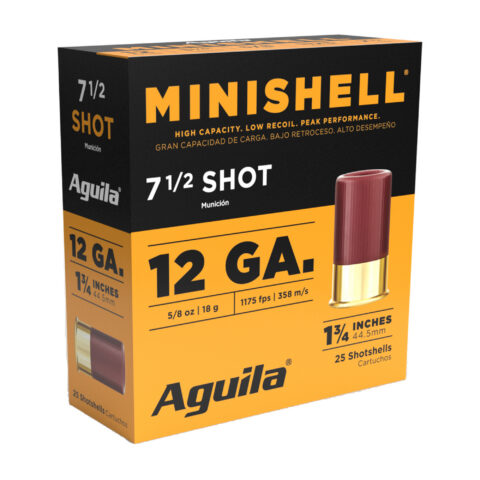 Aguila Minishell 12 Gauge 1.75" #7.5 Shot, 25 Rounds