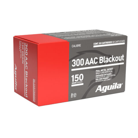 Aguila 300 Blackout 150gr FMJ, 50 Rounds