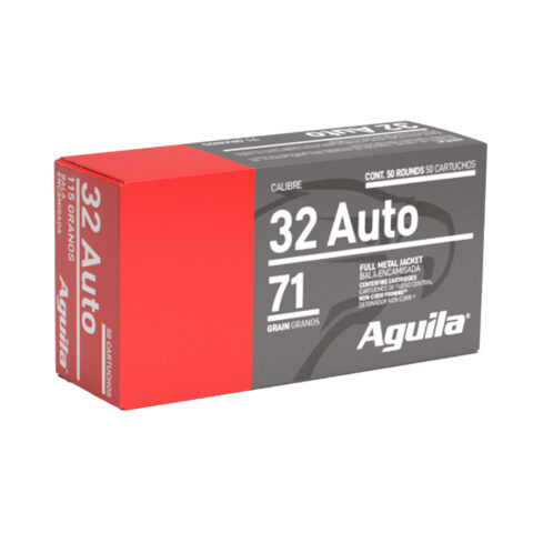 Aguila Ammunition .32 ACP 71gr FMJ, 50 Rounds
