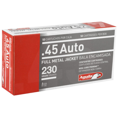 Aguila .45 ACP 230gr FMJ, 50 Rounds