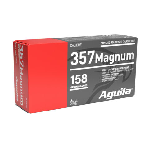 Aguila Ammunition .357 Magnum 158gr Semi-Jacketed Soft Point, 50 Rounds