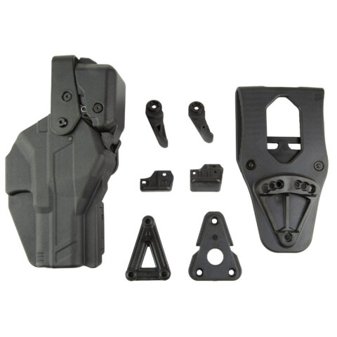 Rapid Force Level 3 Duty Holster, Right Hand, Black, Glock 19/19X