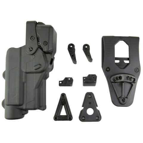 Rapid Force Level 3 Duty Glock 19 Holster, Large Light, Right Hand, Black