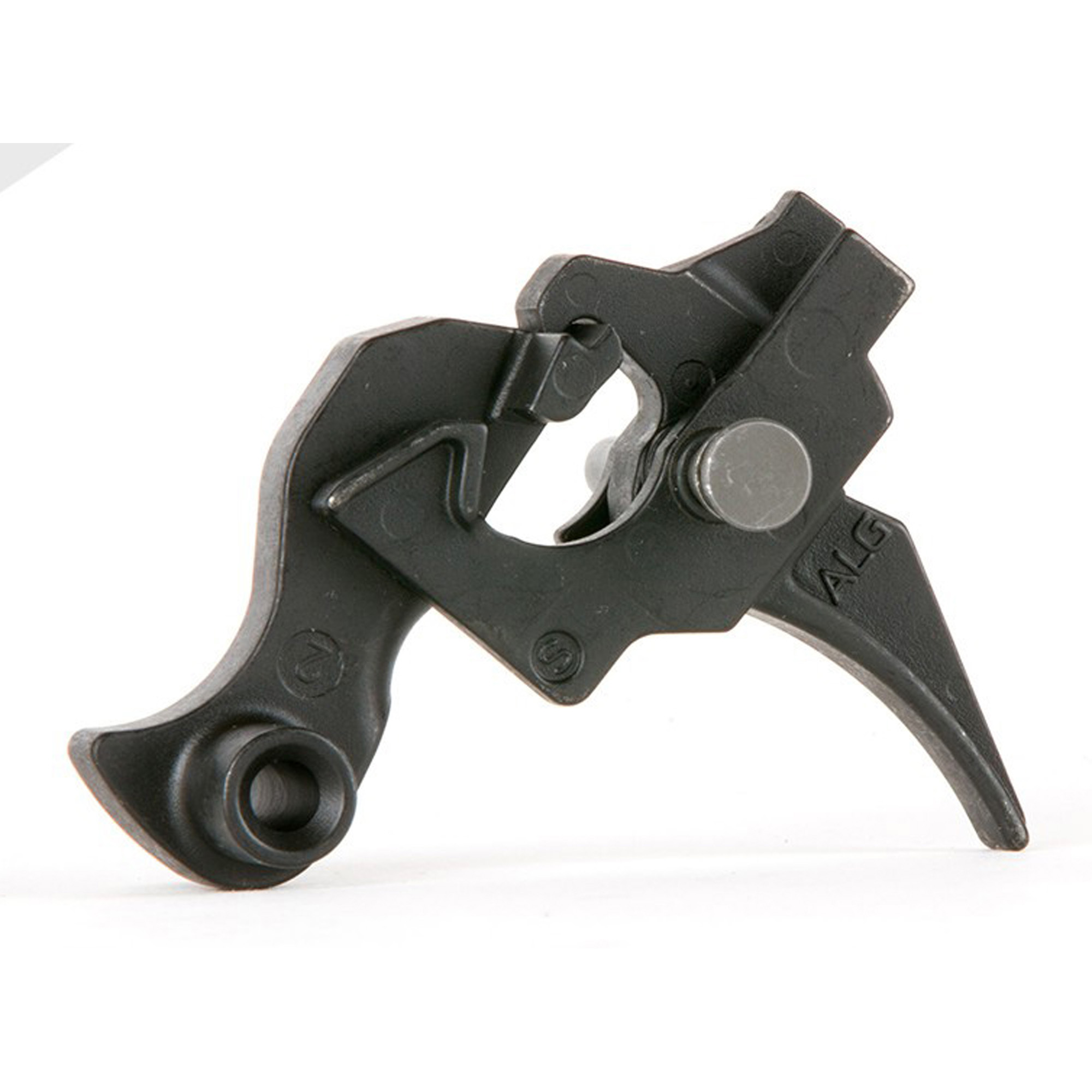 ALG Defense AK enhanced trigger with lightning bow in black manganese phosphate finish
