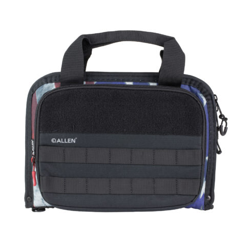 Allen Company Victory Double Pistol Case, 13x9.5x2, Red, White, Blue