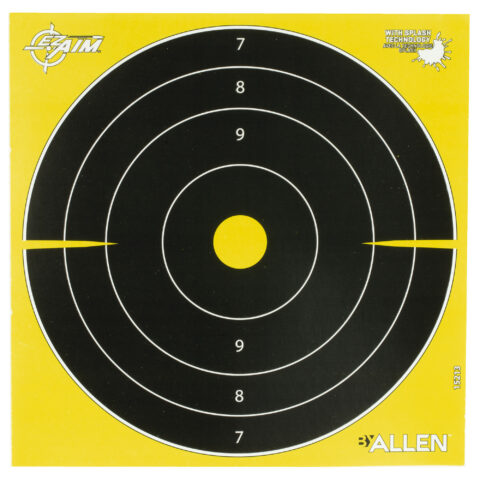 Allen EZ AIM 8x8 Bullseye Target, 25 Pack