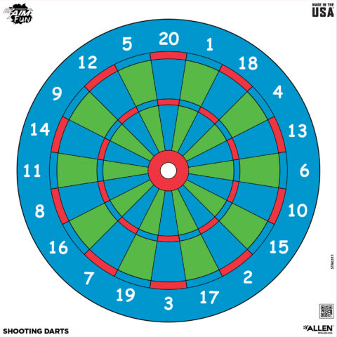 Allen EZ Aim Plinking the Day Away Paper Targets 12x12, 9 Pack