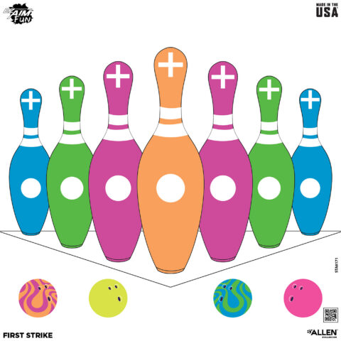 Allen EZ Aim Trigger Fun Paper Targets, 12x12, 9 Pack