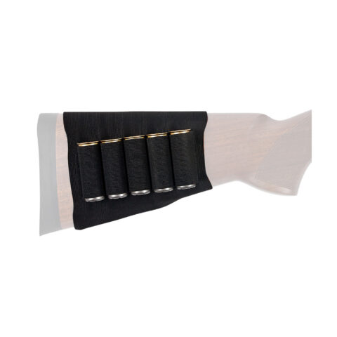 Allen Buttstock Shell Holder 12 Gauge, 5 Rounds, Black