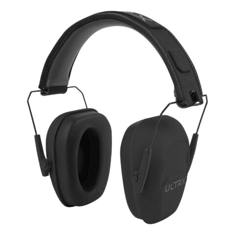 Allen ULTRX Shield Passive Earmuffs, NRR 23dB, Midnight Gray