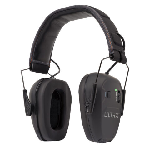 Allen ULTRX Bionic Bluetooth E-Muff, NRR 22dB, Midnight Gray