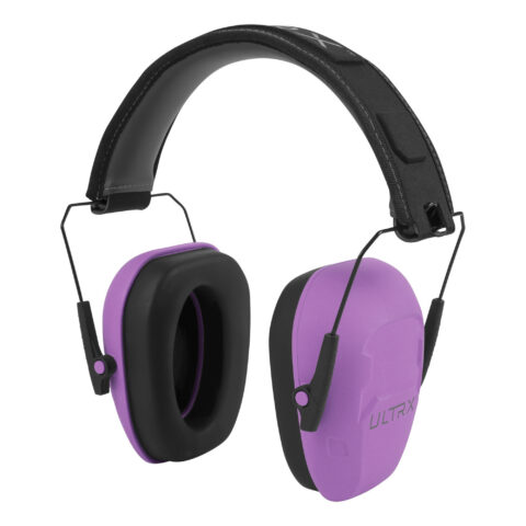 Allen ULTRX Shield Passive Earmuffs, NRR 23dB, Plum