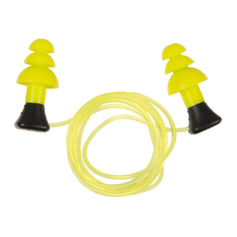 Allen ULTRX Corded Silicone Ear Plugs, NRR 26dB, 3 Pairs