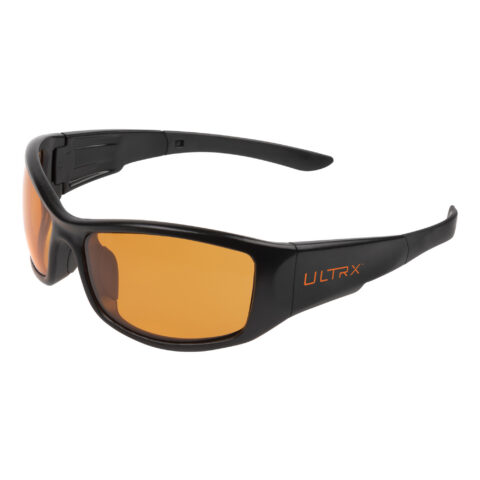 Allen ULTRX Sync Safety Glasses, Black Frame, Amber Lens