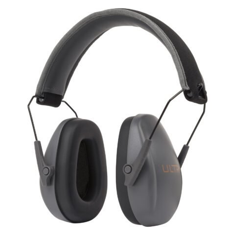 Allen ULTRX Slim Profile Passive Muff, Gray, NRR 23dB