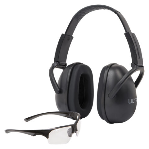 Allen ULTRX Blocker Ear/Eye Combo, NRR 23dB, Black