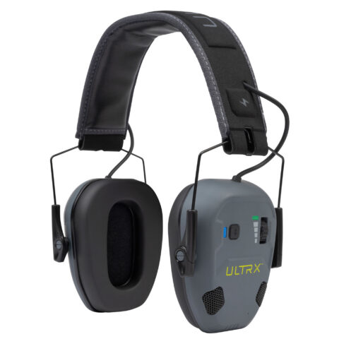 Allen ULTRX Fuse Ion Bluetooth Electronic Earmuff, Slate, NRR 22dB
