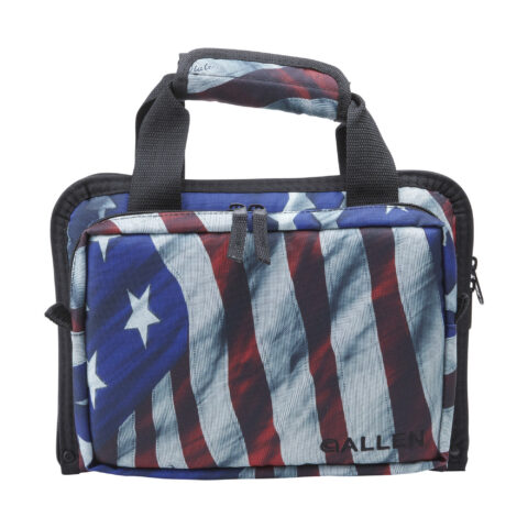 Allen Victory Duplex Double Handgun Case, American Flag, Endura Fabric