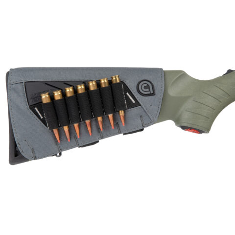 Allen Next Shot Bridger Buttstock Ammo Carrier, Gray, 7 Rounds