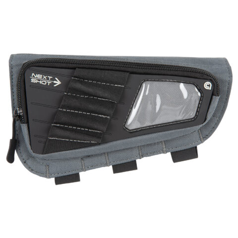 Allen Company Next Shot Cody Buttstock Pouch, Black and Gray