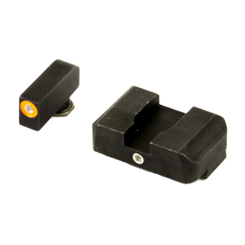 AmeriGlo Pro I-Dot Night Sights for Glock 17/19, Green with Orange Outline