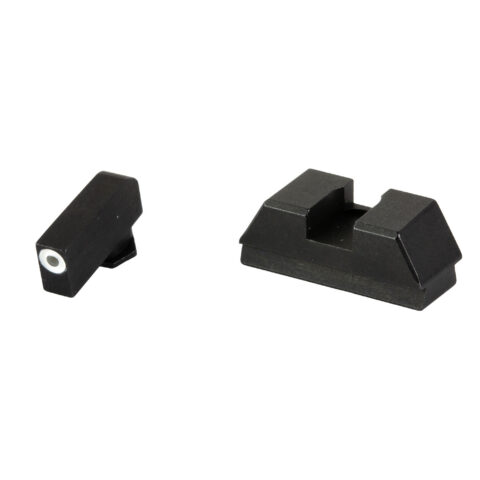 AmeriGlo Optic Compatible Tritium Sights for Glock 43X/48 MOS, White