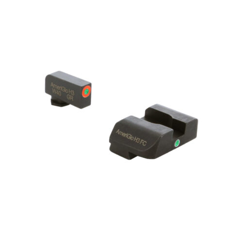 AmeriGlo i-Dot Night Sights for Glock Gen 5 9/40, Orange/Green
